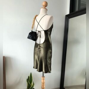 Beautiful dress silk satin